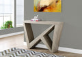 Accent Table, Console, Entryway, Narrow, Sofa, Living Room, Bedroom, Brown Laminate, Contemporary, Modern Taupe Engineered Wood