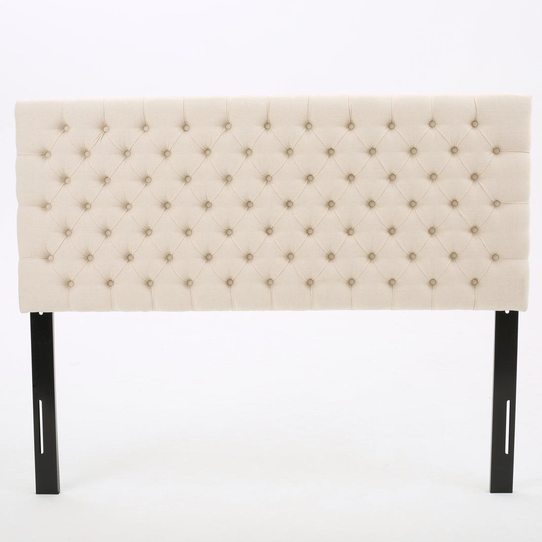 Bierman Headboard Queen Beige Fabric