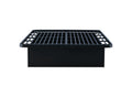 Modern Style Heavy Duty King Size Platform Bed Frame Made With Metal And16 Inch Height In Black Box Spring Not Required King Black Metal Bedroom Modern Bed Frame Metal Metal