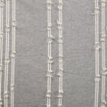 3 Piece Cotton Jacquard Duvet Cover Set King Gray Cotton