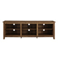 Modern Transitional 3 Shelf Open Storage 70