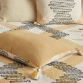 3 Piece Cotton Duvet Cover Set King Multicolor Cotton