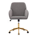 Ty Office Chair Gray Velvet