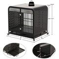 Heavy Duty Dog Crate Furniture Wooden Table Pet Dog Cage Kennel House Indoor Side End Table Decor With Removable Trays And Lockable Wheels For Medium And Large Dogs 40