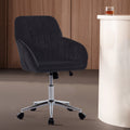 Ty Office Chair Black Velvet