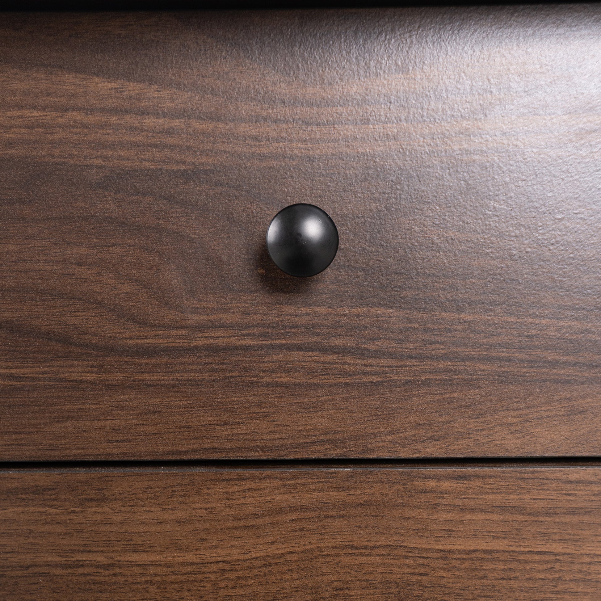 63'' Mid Century Tv Stand With 2 Cabinets& Open Compartments, Entertainment Center For Tvs Up To 70'', Television Console For Living Room, Bedroom, Home Theatre Dark Coffee Black Primary Living