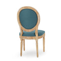 Dining Chair Teal Fabric