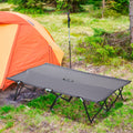 Outsunny 2 Person Folding Camping Cot For Adults, 50