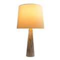 Enclave Hydro White Table Lamp With On Off Switch Faux Marble Base Fabric Shade Gold,White,White Marble Table&Floor Lamps Brass,Fabric,Metal