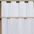 Newport Unlined Window Curtains For Bedroom, Linen Curtains For Living Room, 84 Inches Long Curtains For Living Room, Soft White Soft White Linen