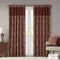 Jacquard Curtain Panel Pair 2 Pcs Window Panels Multicolor Polyester