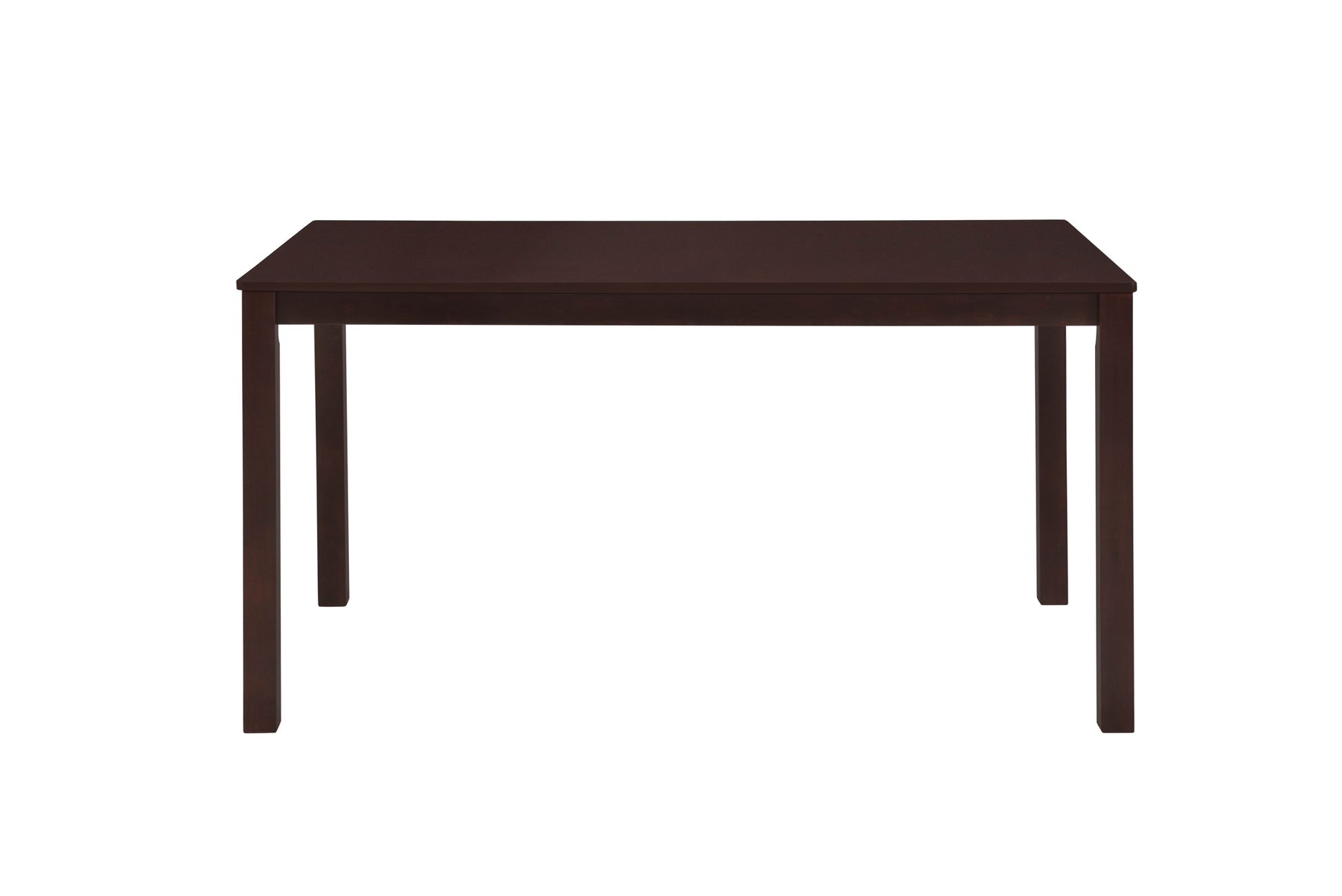7Pc Dining Set Brown Finish Dining Table And 6 Chairs, Mdf And Solid Wood, Dining Kitchen Set Furniture Brown Seats 6 Dining Room 4 Leg Rectangular Dining Table With Chair Mdf