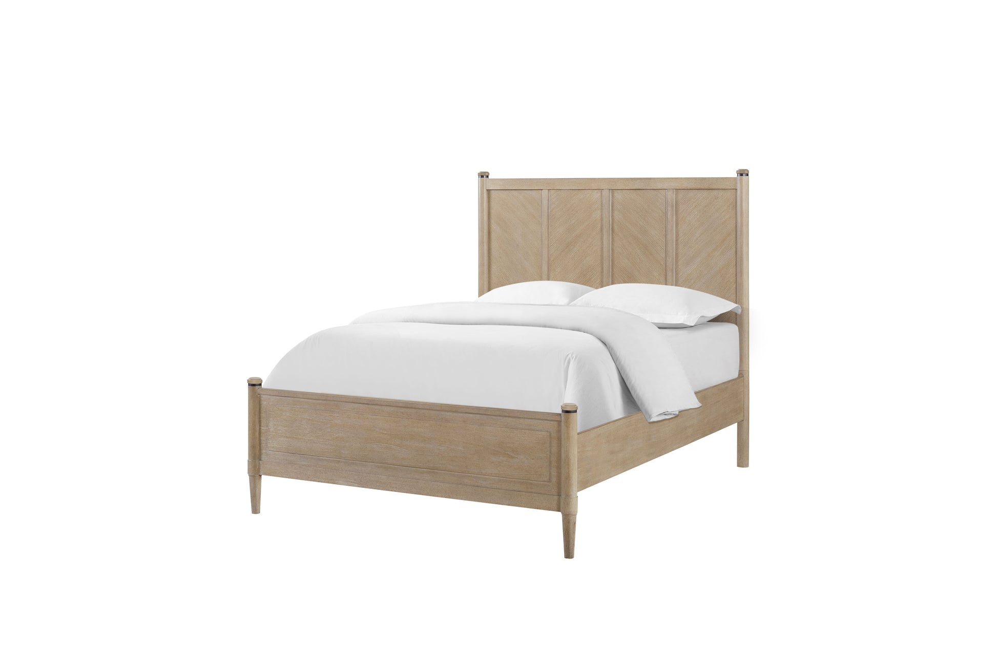 Queen Lo Post Bed In Sand Finish Queen Sand Solid Wood Mdf