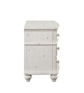 Antique White 3 Drawer Nightstand Antique White 3 Drawers Bedroom Rectangle Felt Lined Drawers Antique Wood