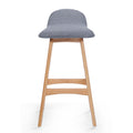 Bar Chair Gray Fabric