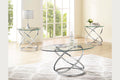 Modern Metal Cocktail Table Set Contemporary Cocktail Table Set Chrome Stainless Steel