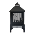 Xot036 Garden Metal Outdoor Heating Furnace For Backyard Fir Pit Black Garden & Outdoor Metal