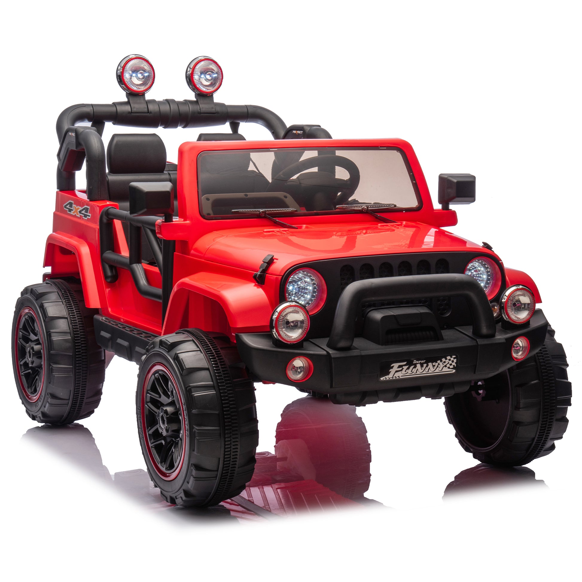 24V Kids Ride On Electric Car W Parents Control,Seat Width 19.09In,2Wd,Rear Suspension,Trunk Storage,Portable Pull Rod,Light&Searchlight,Bluetooth,Usb,Provide A Speed Of 2.5 4Mph For Kids Aged 3 8.