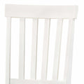 Joanna 5 Piece Dining Set Two Tone White Wood