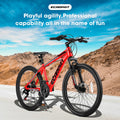 A24299 24 Inch Mountain Bike Bicycle For Adults Aluminium Frame Bike Shimano 21 Speed With Disc Brake Cycling Red Without Anti Slip Garden & Outdoor Multifunctional Aluminium