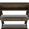 Brandford Shoe Rack, Superior Top, Two Shelves Brown Bedroom Modern Mdf Engineered Wood