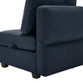 Modular Sectional Sofa With Storage Seat Oversized U Shaped Couch With Reversible Chaise Sofa Set With Ottoman,Ultimate Comfort 6 8 Seater Couches With Adjustable Arms And Backs For Living Room Blue Blue Polyester 6 Seat
