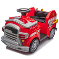 12V Kids Ride On Electric Car.Fire Engine Shape Design With Early Education Function,Human Vehicle Interaction With A Variety Of Fire Tools.Lights, Horns, And Sirens,Slow Start For Kids Aged 3 7. Red 50 99 Lbs Polypropylene