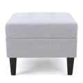 Ottoman Light Grey Fabric