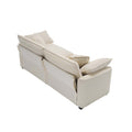 Modern Living Room Sofa Two Piece Set, Suitable For Living Roomset Of 2 Sofa Set With A Single Sofa And A 2 Seater Sofa,Light Beige Corduroy Beige Corduroy 3 Seat