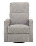 Tavor Tan Swivel Gliding Recliner Tan Foam Engineered Wood