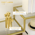 Homcom Gold Console Table, 39