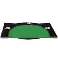 Folding Poker Table Top For 10 Players Tri Fold Texas Holdem Blackjack Casino Game Tabletop Green Green Primary Living Space Modern Mdf