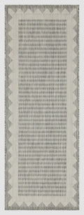 Sunshine Gc Har2015 Silver 2 Ft. 7 In. X 7 Ft. 3 In. Indoor Outdoor Area Rug Silver Polyester Polypropylene