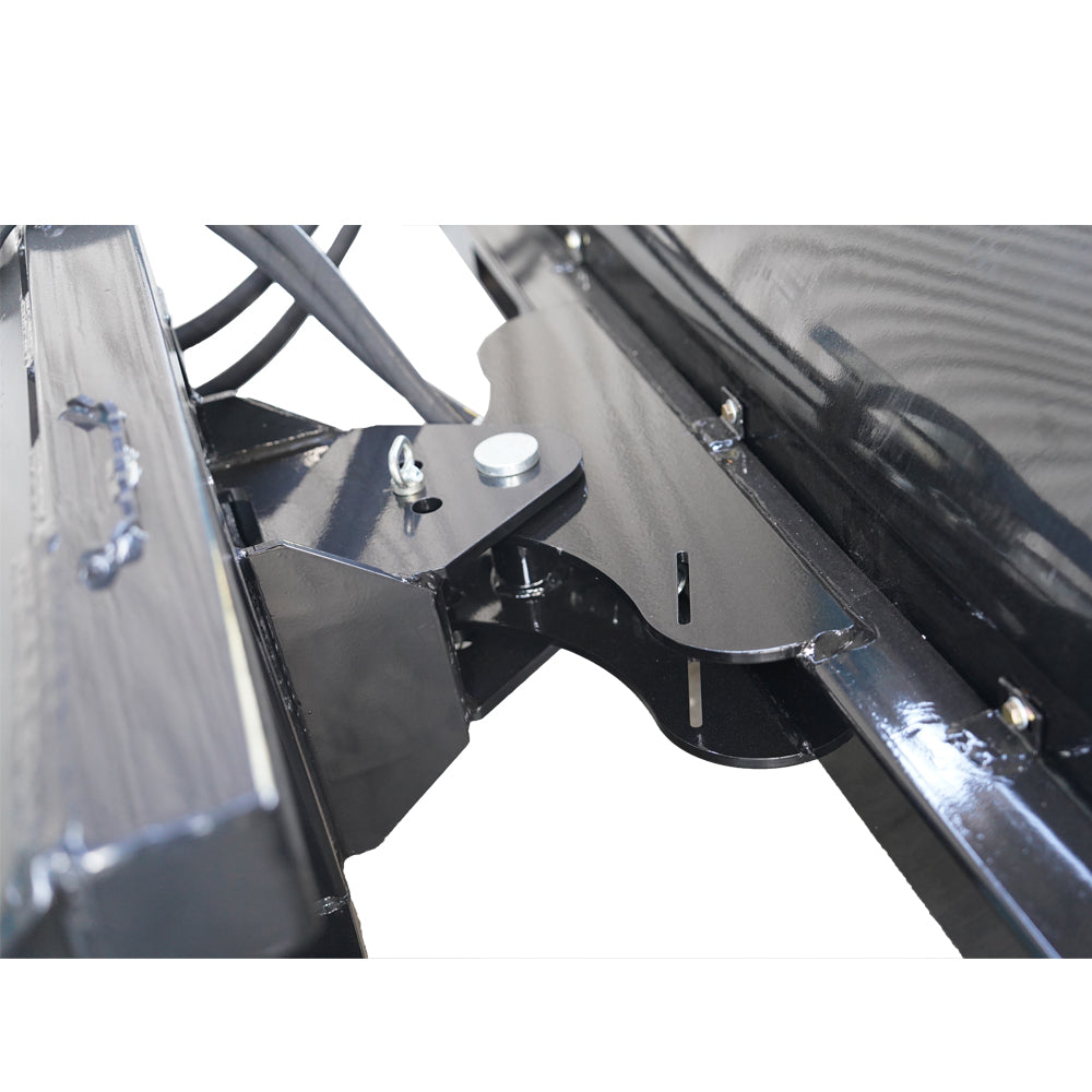 72" Skid Steer Hydraulic Rotary Angle Broom Sweeper Black Iron