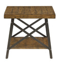 Douglas Brown End Table Brown Solid Wood