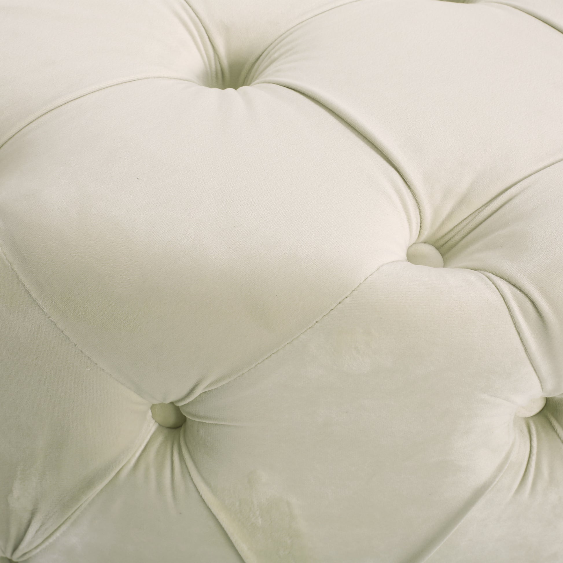 Ottoman Beige Velvet