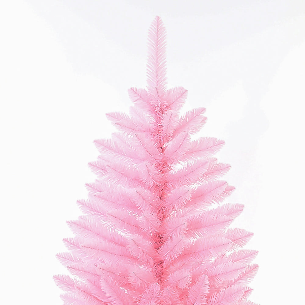 6Ft Christmas Tree Pink Pink Iron Plastic