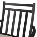 Delmar Dining Chair Black Acacia Wood