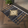 Tribes Gc Yls4001 Black 7 Ft. 10 In. X 10 Ft. 3 In. Southwest Area Rug Black Polypropylene