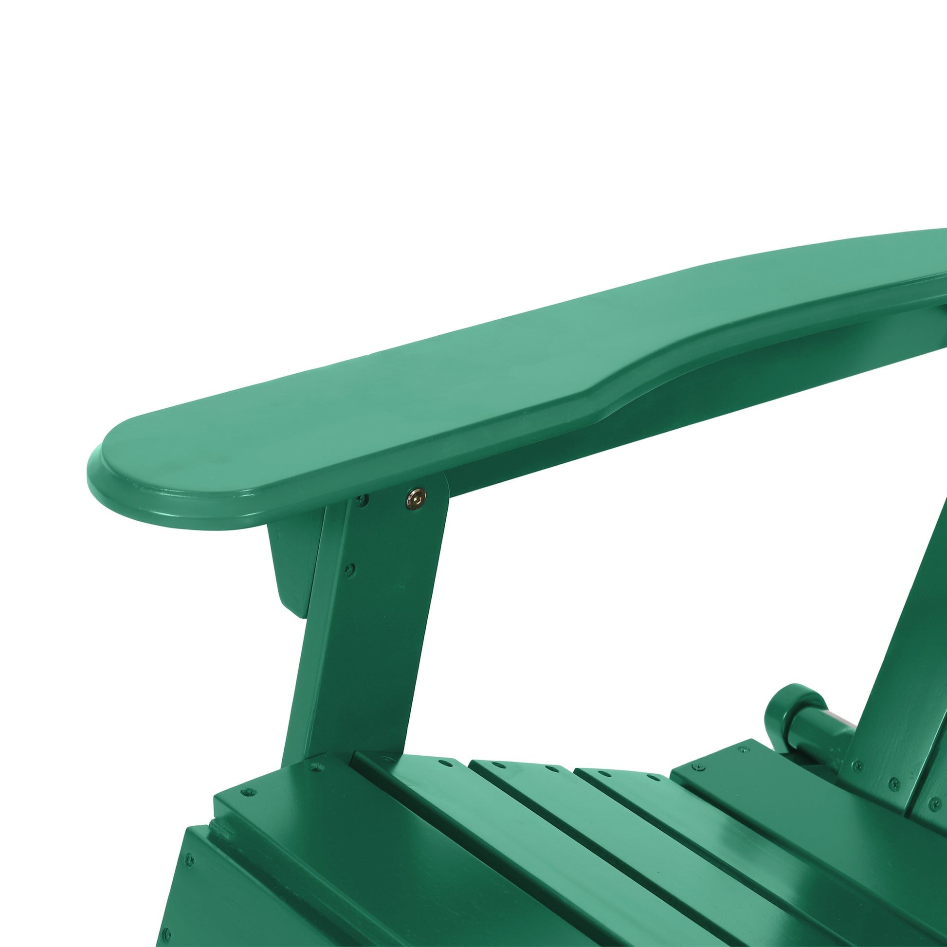 Malibu Adirondack Chair Dark Green Acacia Wood