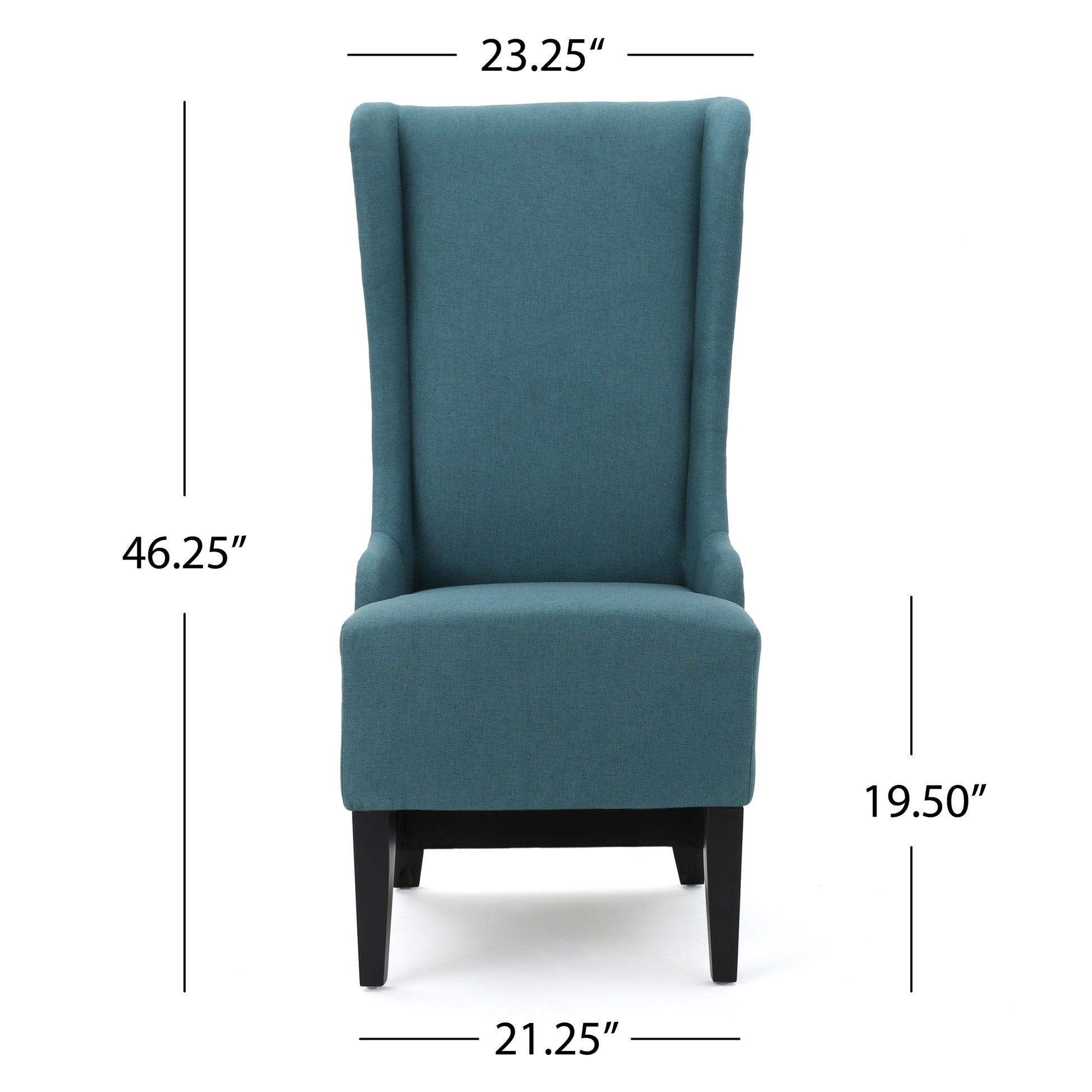 Dining Chair Teal Fabric