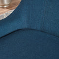 Hi Back Quentin Sofa Chair, Living Room, Study And Bedroom Navy Blue Fabric