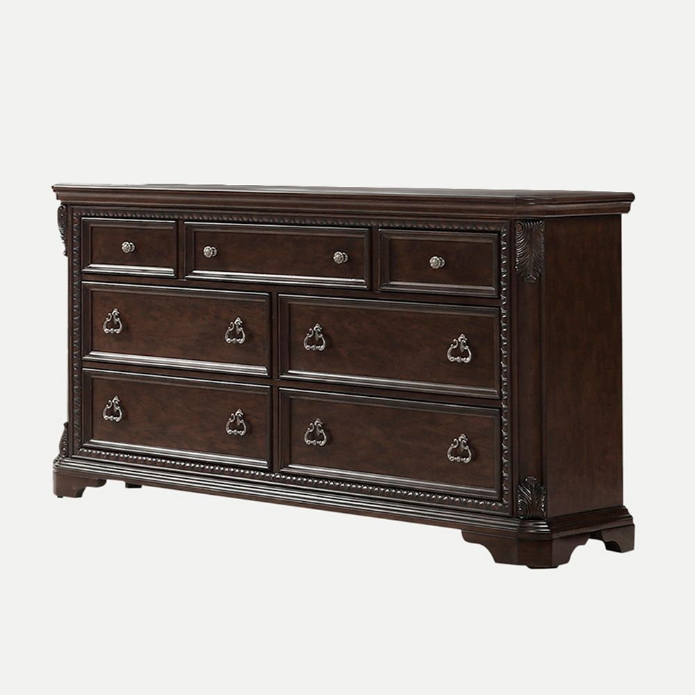 Mahogany 7 Drawer Dresser Mahogany Solid Wood Mdf