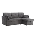 United Modular Sectional Sofa L Shaped Modular Couch With Reversible Chaise Modular Sofa Sectional Couch With Storage Seats Dark Grey Velvet 4 Seat