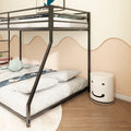 Same As B083P152992 & B083124171 Adam Twin Over Full Metal Bunk, Black Full Box Spring Not Required Black Metal Bedroom Bunk Metal Metal