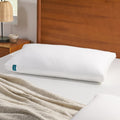 Bed Pillow White Fabric