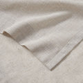 Linen Blend Light Filtering Curtain Panel Pair 2 Pcs Window Panels Natural Polyester