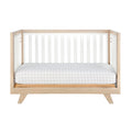 Wooster Toddler Rail In Almond And White Natural Wood Wash Wood