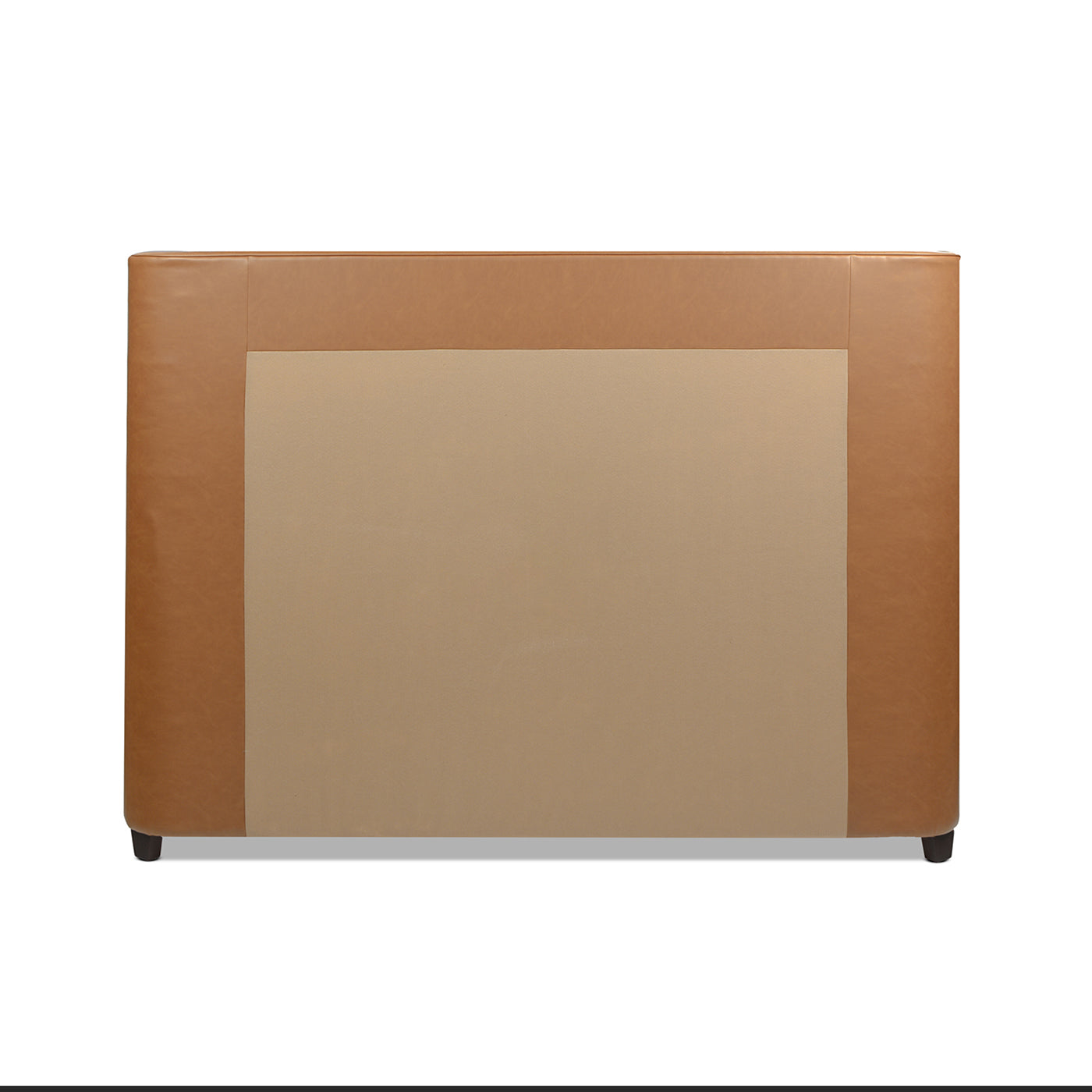 Brooklyn King Tufted Panel Bed Headboard And Footboard Set, Caramel Tan Brown Faux Leather Box Spring Required King Tan Brown Wood Foam Faux Leather Faux Leather
