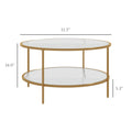 Homcom Side Table With Storage, 32